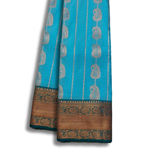 Blue with Gold Aalaya Mani